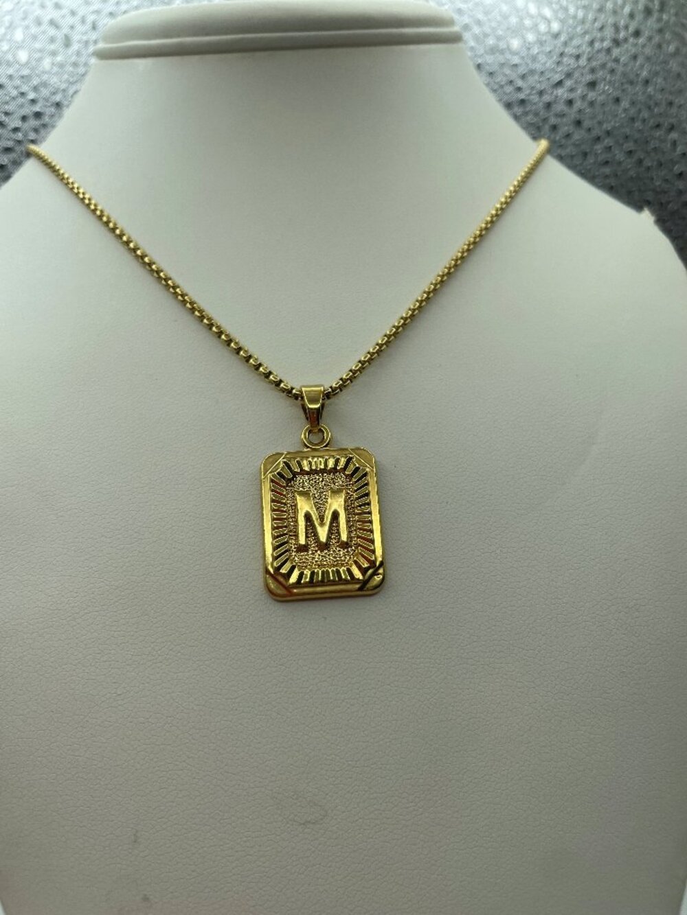 M Monogram Pendant - Picture 2 of 5
